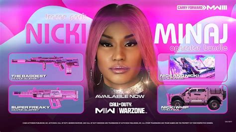 Activision Blizzard is celebrating the history of hip hop with a wild new crossover introducing a fresh batch of Operators to Call of Duty: Modern Warfare 2 and Warzone.Headlining the new inclusions is Nicki Minaj, award-winning rapper and style icon, who joins the franchise as its ‘first-ever self-named female operator’.. Minaj appears in …